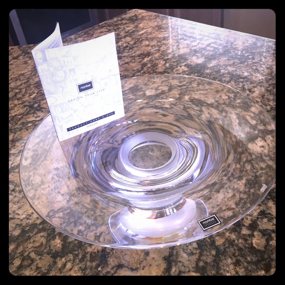 Nambe Adagio cake platter